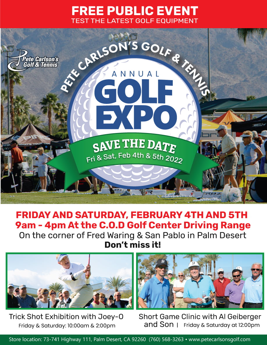 Golf Expo 2022 Day 1 Pete Carlson's Golf & Tennis