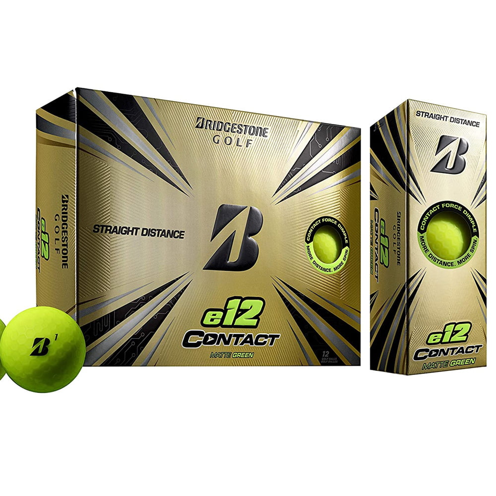 Bridgestone e12 Contact Golf Ball. green color