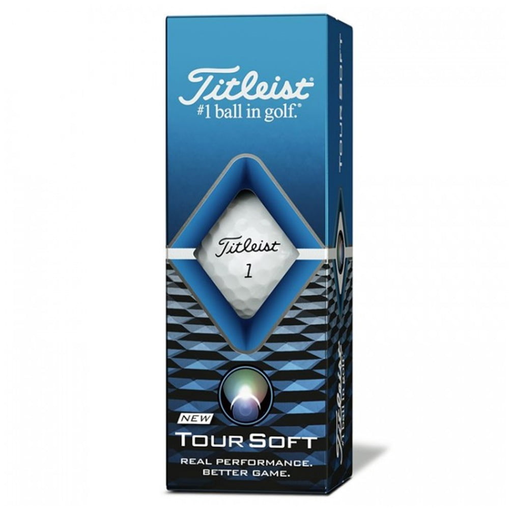 Titleist Tour Soft Golf Balls white color ball sleeve